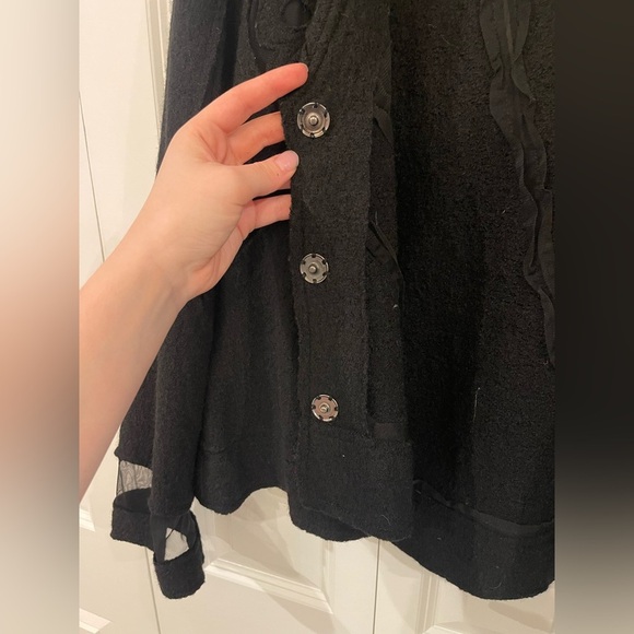 Vintage Marisa Christina Black Button-Up Jacket - Size Large - Picture 2 of 10